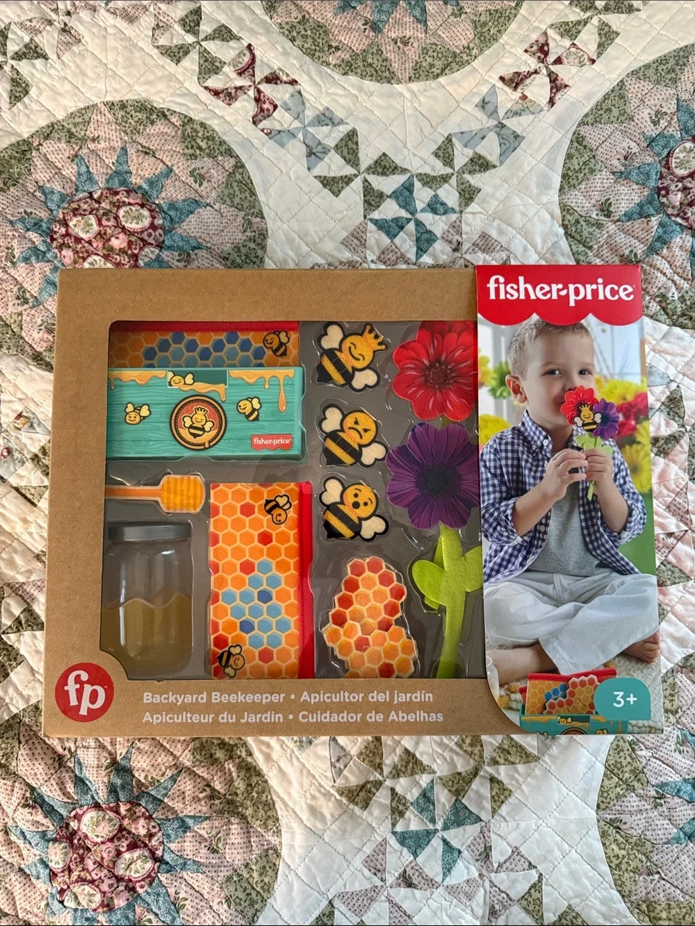 Fisher-Price Backyard Beekeeper Set - Yellow, Orange, Green, Purple, Red, Blue